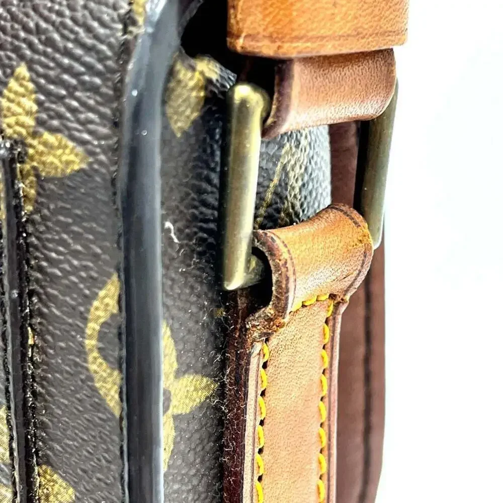 LOUIS VUITTON Brown Monogram Canvas Shoulder Bag